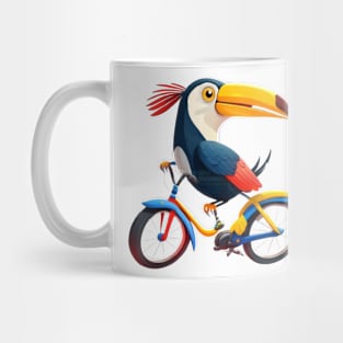 bicycle bird Mug